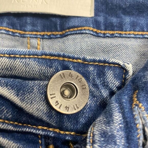 KDNK 11 4 14 11 Men’s Distressed Destroyed Jeans Blue Size 34 - Picture 8 of 12